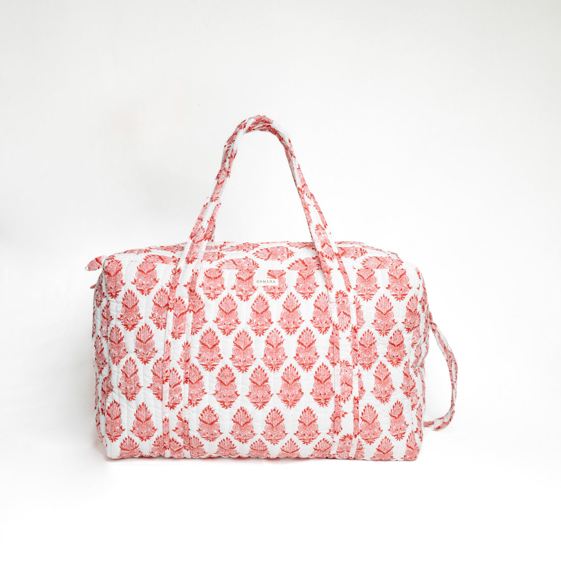 Blockprinted Duffel