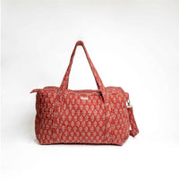 Blockprinted Duffel