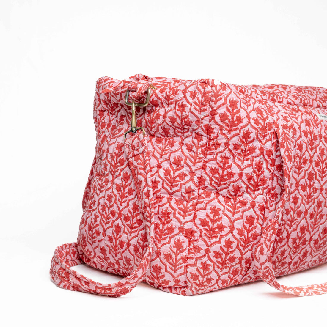 Blockprinted Duffel