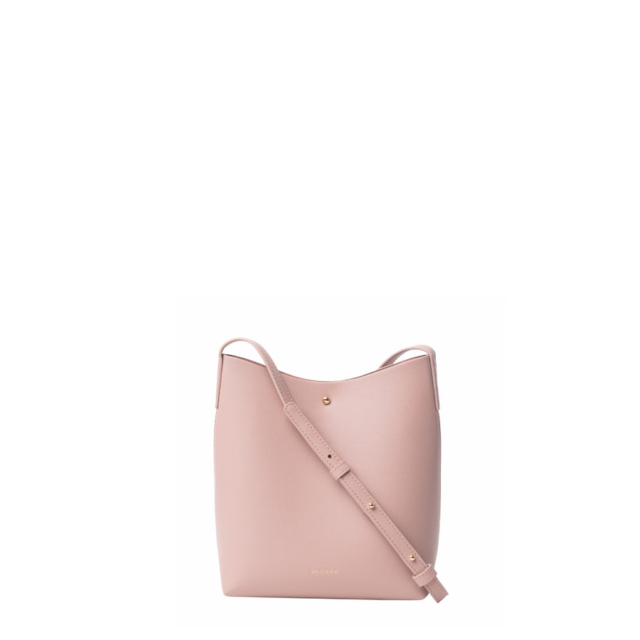 VEGAN LEATHER shoulder bag PEONY purse SAMARA satchel BE KIND COLLECTION  pink
