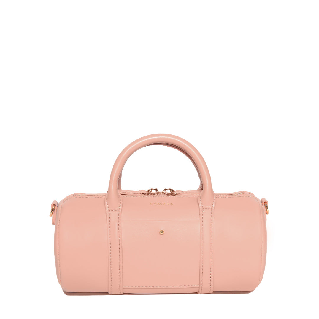 Mary Leather Duffle Bag (pink) – THE WILD SHOWCASE