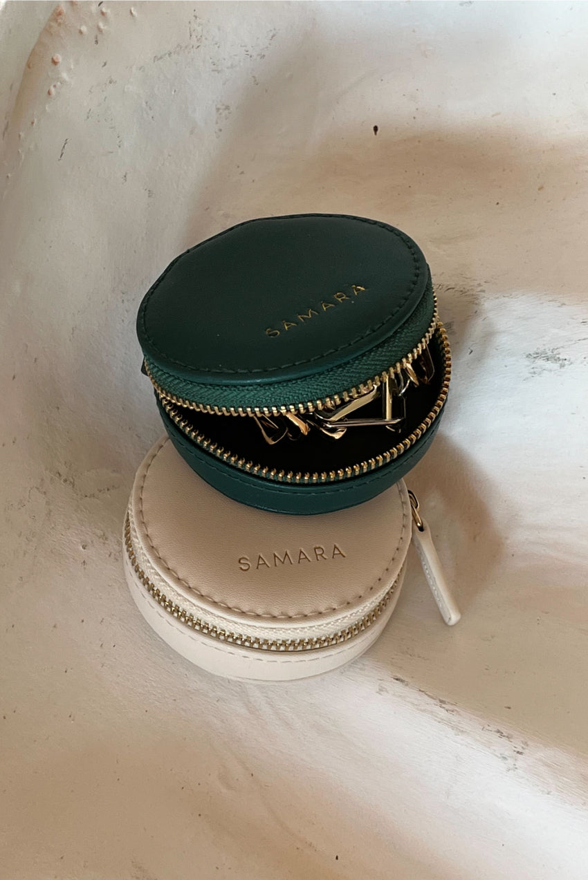 Samara Jewelry Pouch Seashell